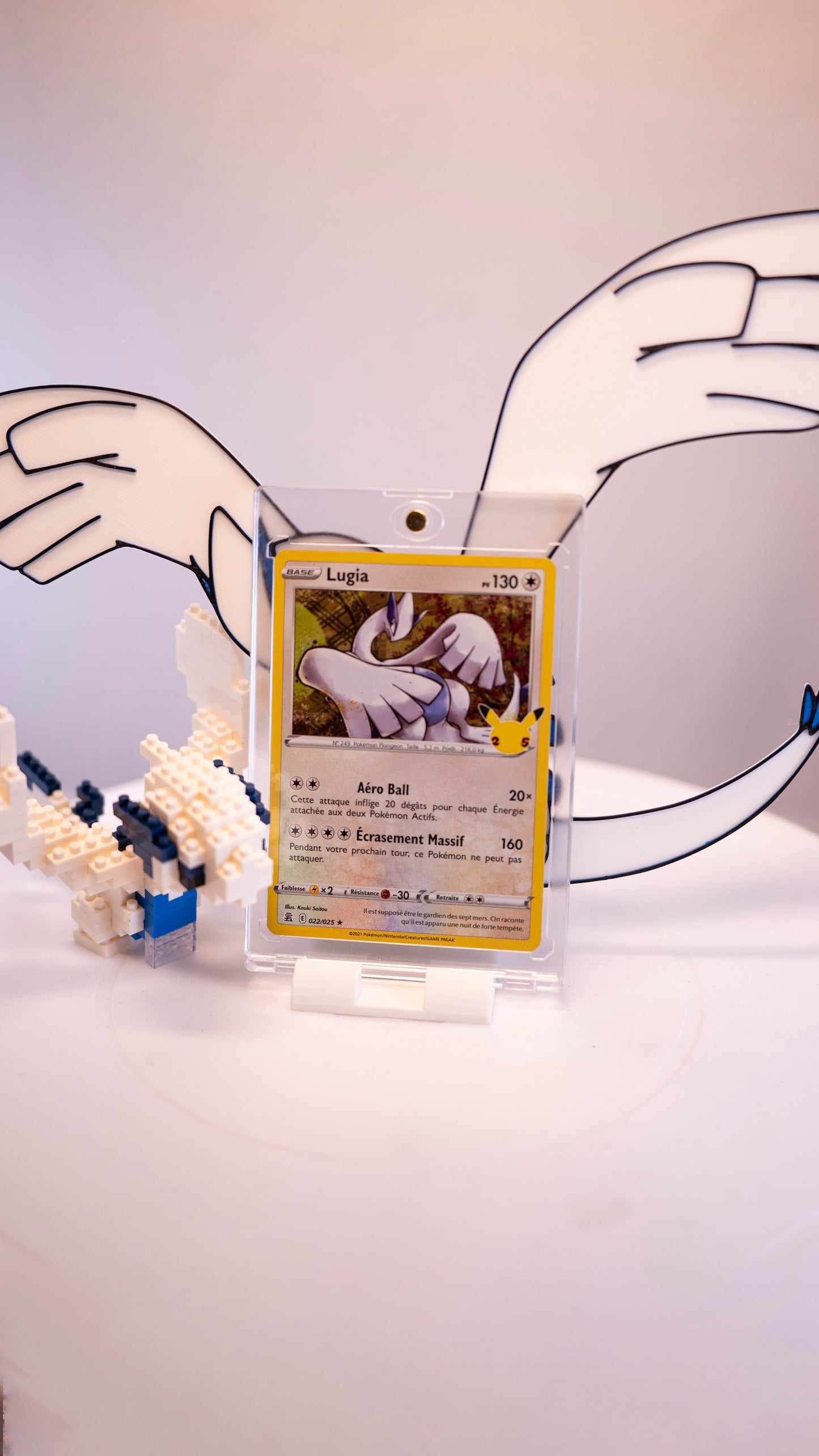 Support + Protection Carte Pokemon - Lugia