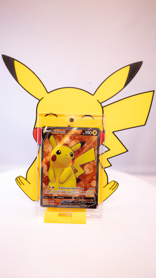 Support + Protection Carte Pokemon - Pikachu